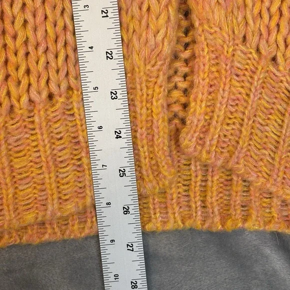 Free People Sugar‎ Candy Combo Hometown Cardigan Sweater Sz Small Oversized - Picture 6 of 9